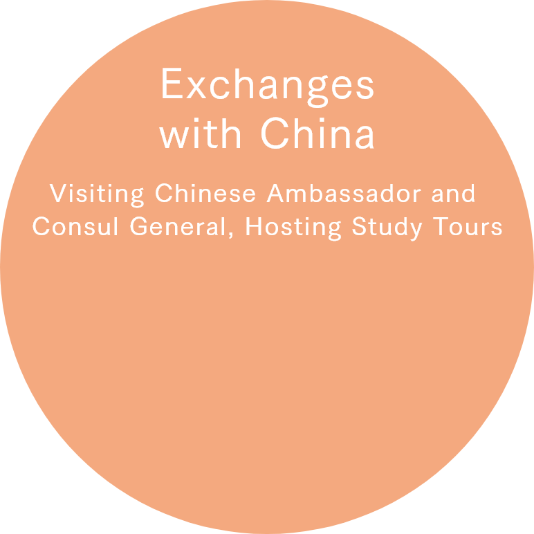 Visiting Chinese Ambassador and Consul General, Hosting Study Tours