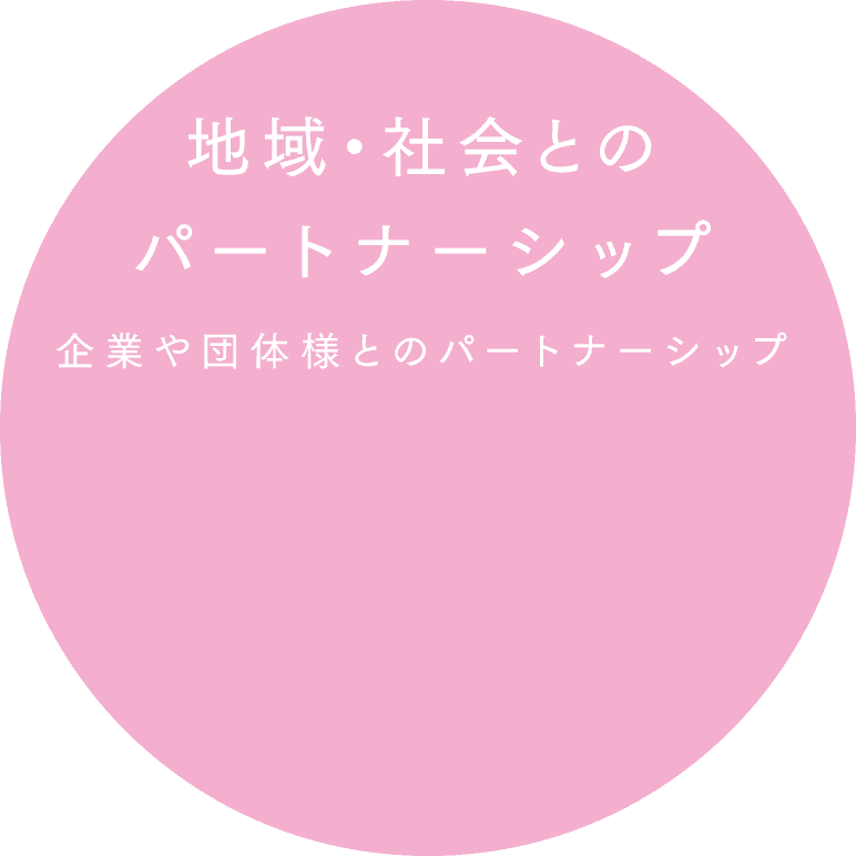 企業や団体様とのパートナーシップ