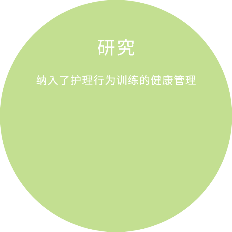 纳入了护理行为训练的健康管理