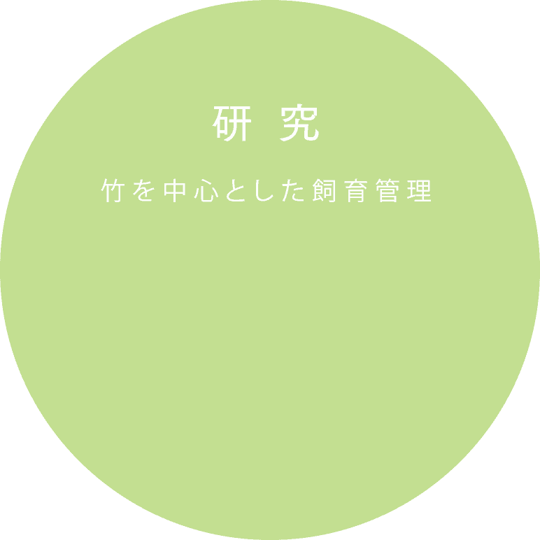 以竹为基础的饲养和管理。